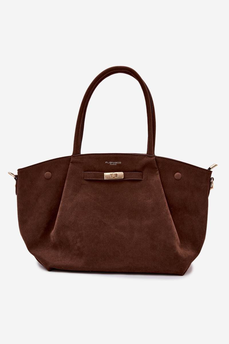 Flora&Co Nellia Shopper Bag z umelej semišky