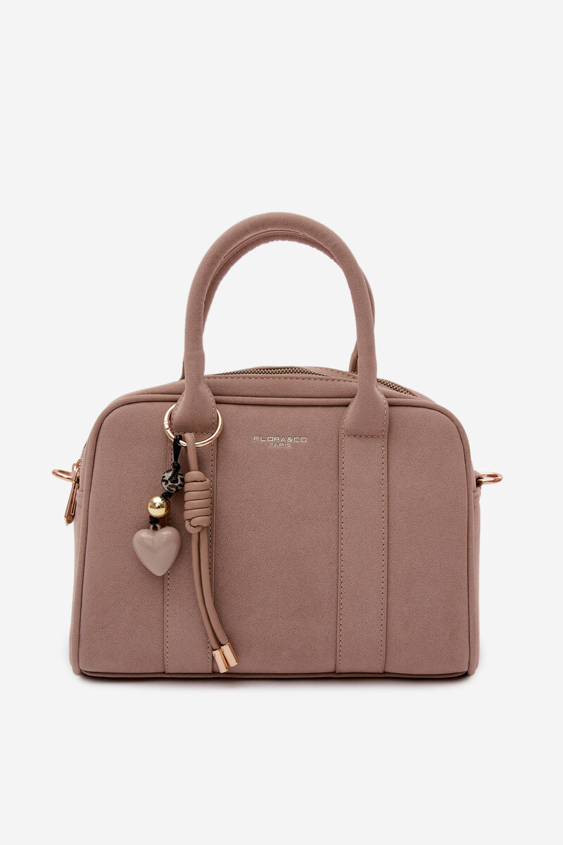 Flora&Co Béžová Eco Semišová Box Kabelka