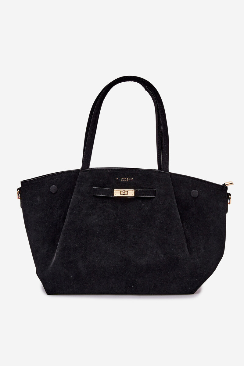 Flora&Co Nellia čierna shopper kabelka