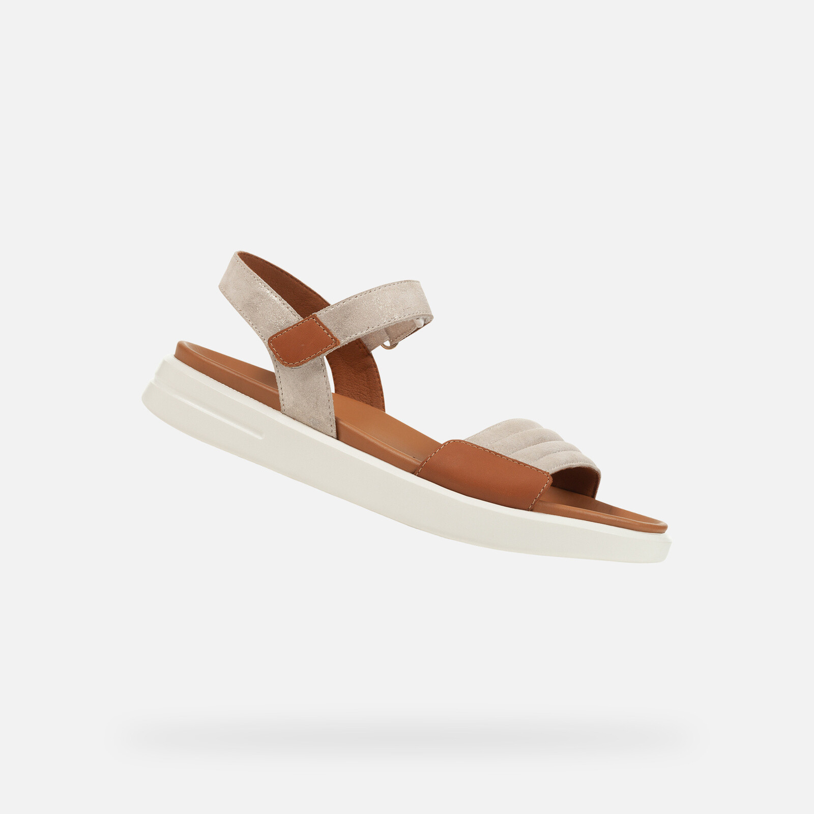Hnedé dámske sandále Geox Xand 2S