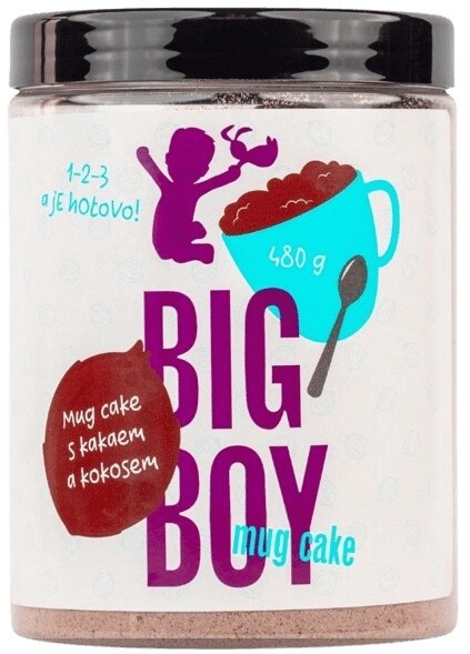 Big boy mug cake - kakao a kokos 480 g výpredaj 7.5.2026