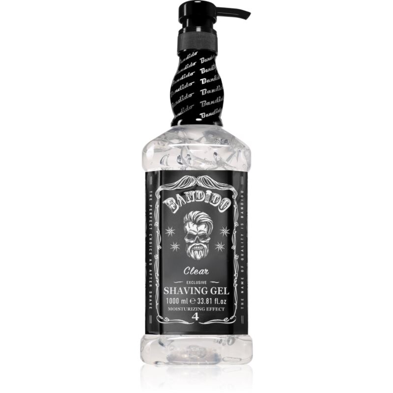 BANDIDO Shaving Gel holiaci gél odtieň Clear Exclusive 1000 ml