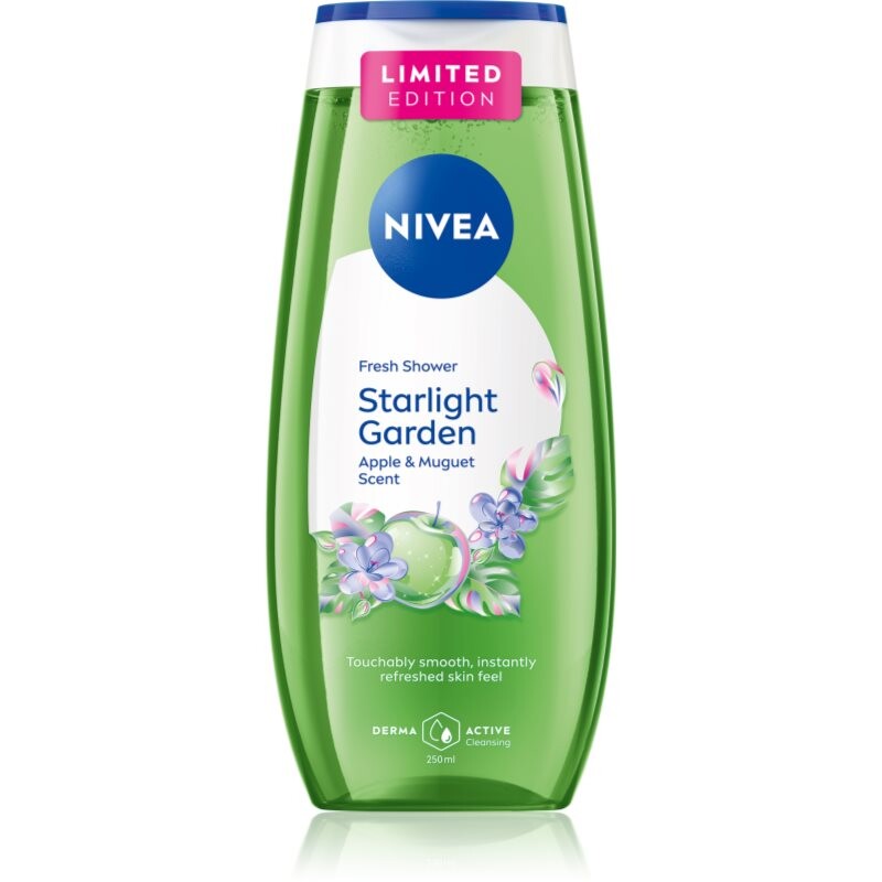 NIVEA Starlight Garden osviežujúci sprchový gél limitovaná edícia 250 ml