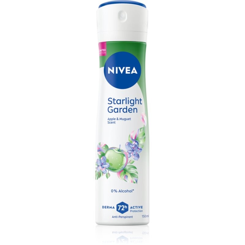 NIVEA Starlight Garden antiperspirant v spreji limitovaná edícia 150 ml