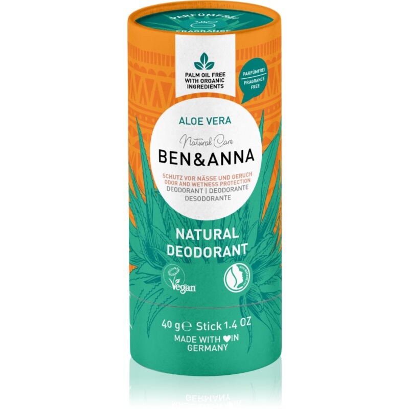 BEN&ANNA Natural Care Aloe Vera prírodný tuhý dezodorant 40 g