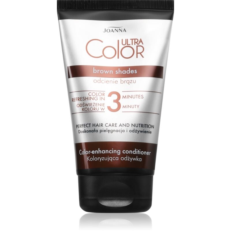 Joanna Ultra Color Brown Shades 3 Minutes maska na vlasy pre hnedé odtiene vlasov 100 g