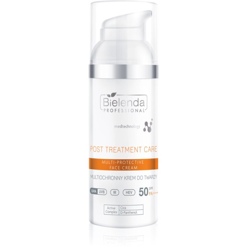 Bielenda Professional Post Treatment Care Multi-Protective Face Cream ochranný krém SPF 50 50 ml