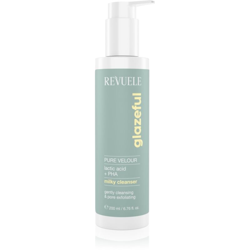 Revuele Glazeful Milky Cleanser Pure Velour jemné čistiace mlieko s exfoliačným účinkom 200 ml