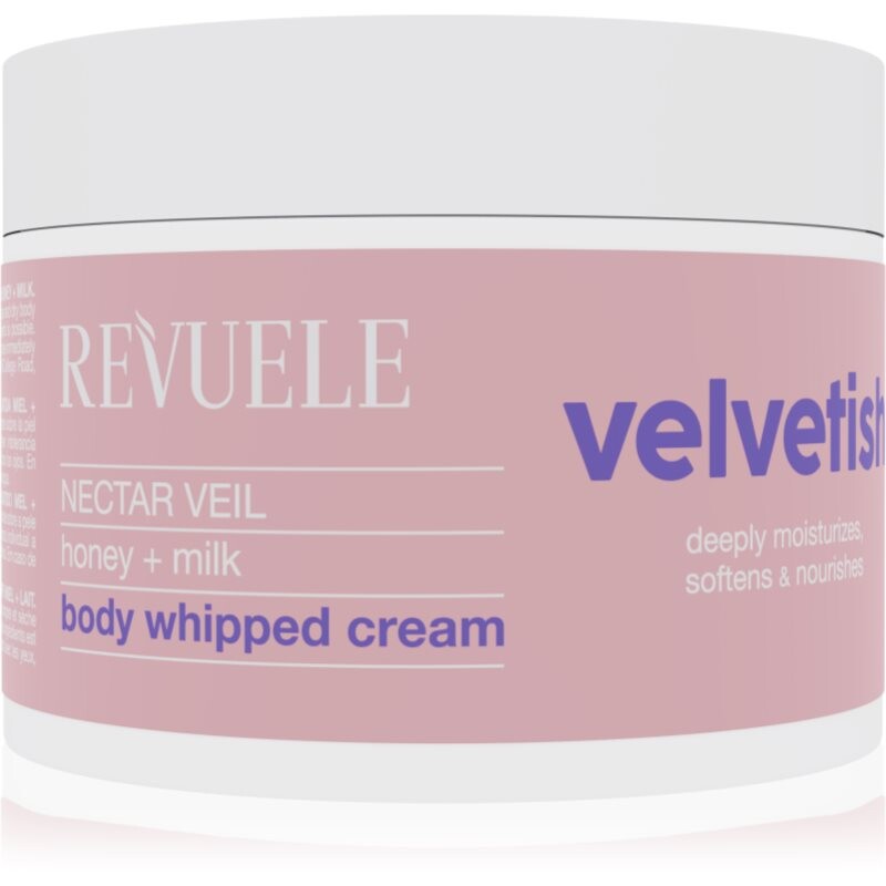 Revuele Velvetish Nectar Veil Body Whipped Cream hydratačný telový krém Honey + Milk 300 ml