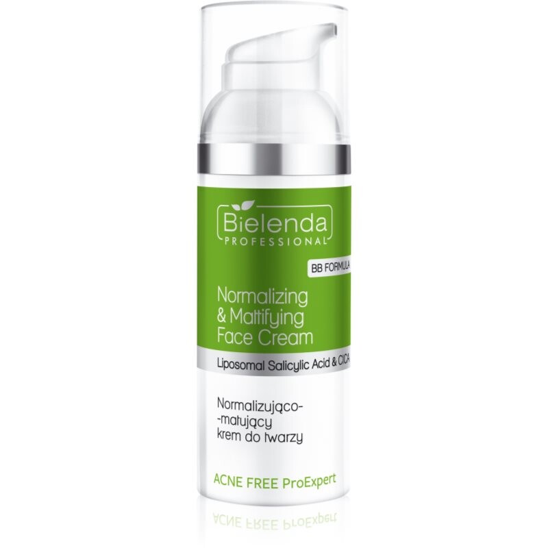Bielenda Professional Acne Free ProExpert normalizujúci zmatňujúci krém pre problematickú pleť 50 ml