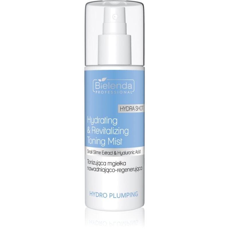 Bielenda Professional Hydro Plumping tonizačná pleťová hmla na regeneráciu a výživu pleti 150 ml