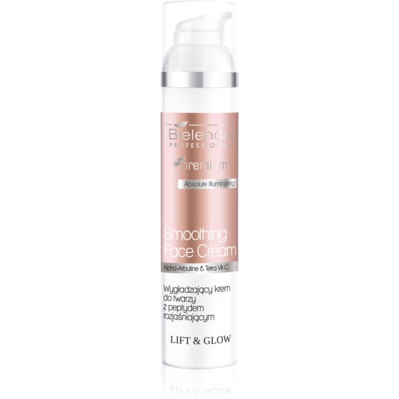Bielenda Professional Lift & Glow Smoothing Face Cream vyhladzujúci krém pre rozjasnenie pleti 100 ml