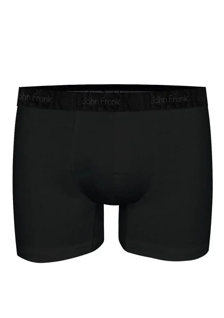Pánske boxerky John Frank JFBBLKLONG01 M černá