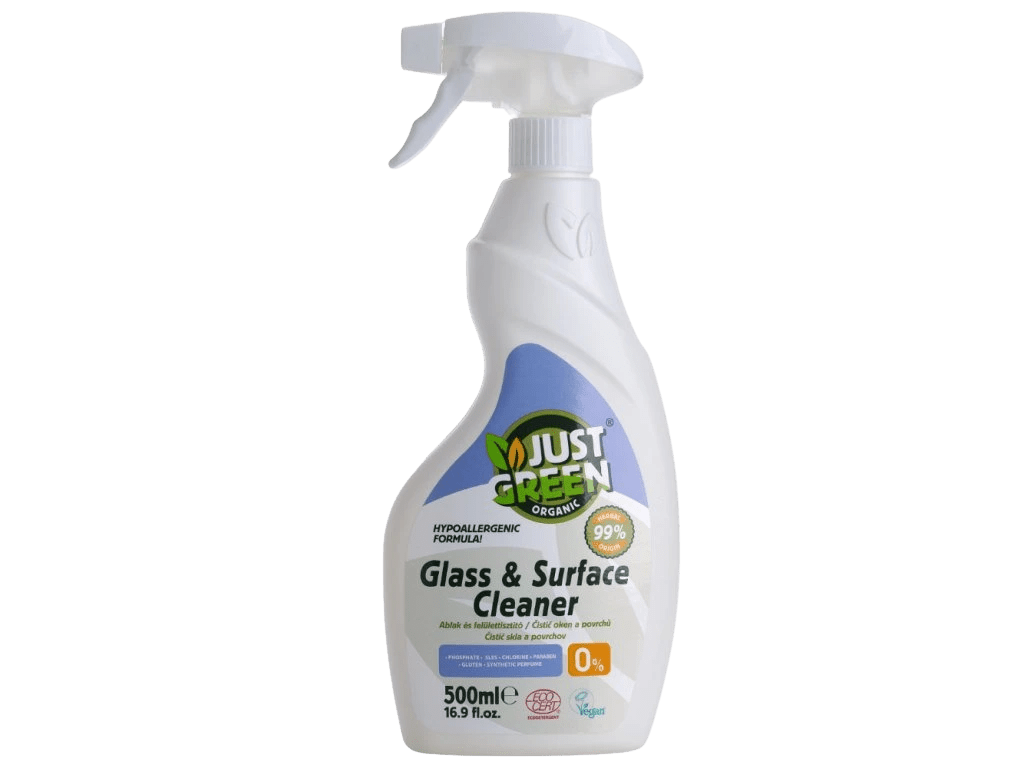 JUST GREEN Organický čistič na sklo a iné povrchy 500 ml
