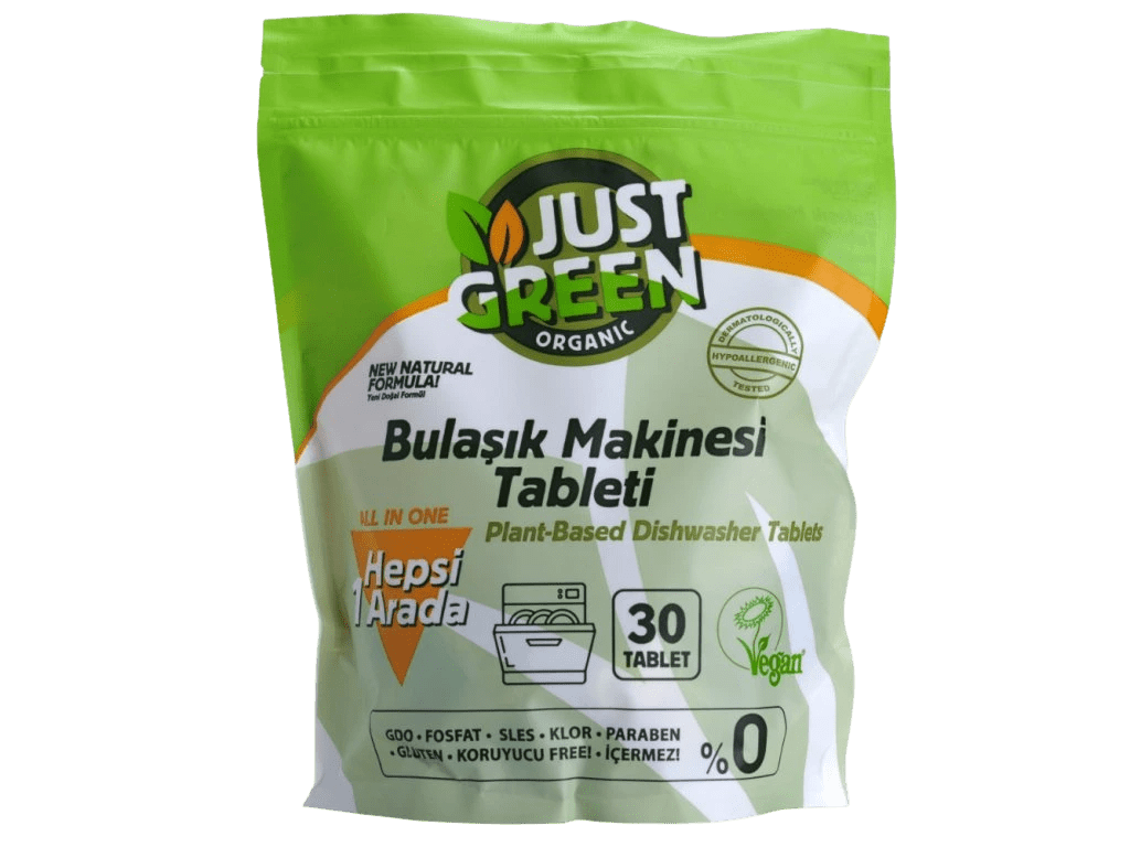 JUST GREEN Organické tablety do umývačky riadu 30 ks