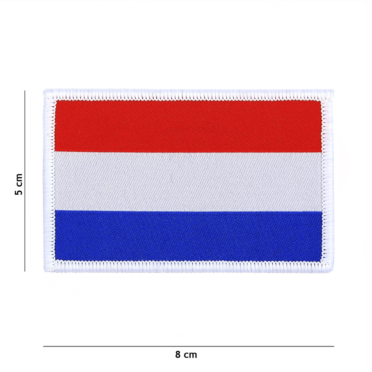 Nášivka textilná Fostex vlajka Holandsko 5x8 cm - farebná