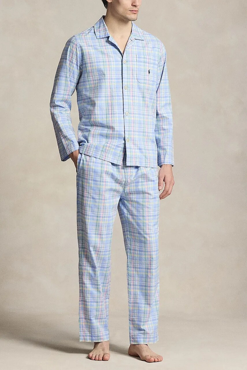 Pánske bavlnené dvojdielne pyžamo Polo Ralph Lauren