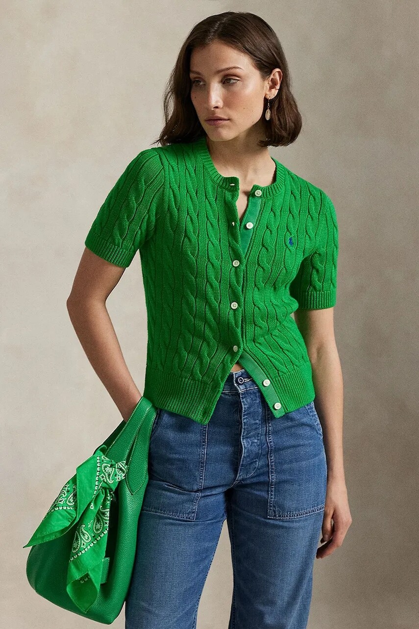 Polo Ralph Lauren kardigán dámsky bavlnený