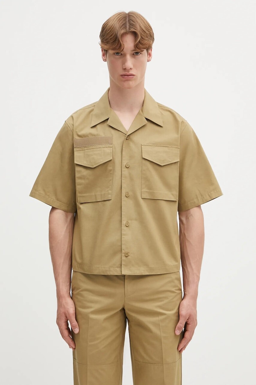 Bavlnená košeľa Helmut Lang BOXY.FIELD.SHRT.COMP
