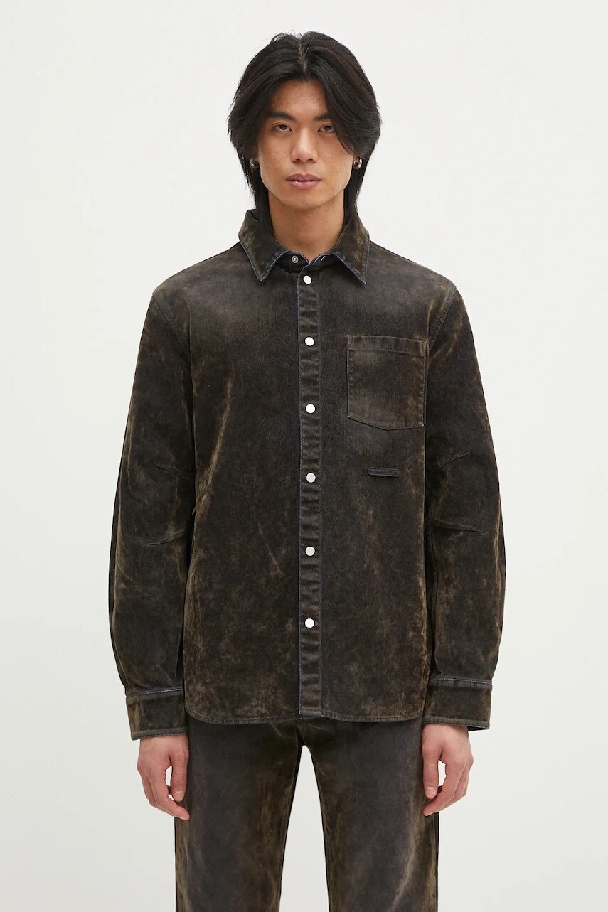 Bavlnená košeľa Helmut Lang Curved Cl Shirt.Floc