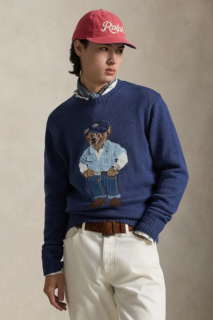 Polo Ralph Lauren sveter pánsky s vlnou