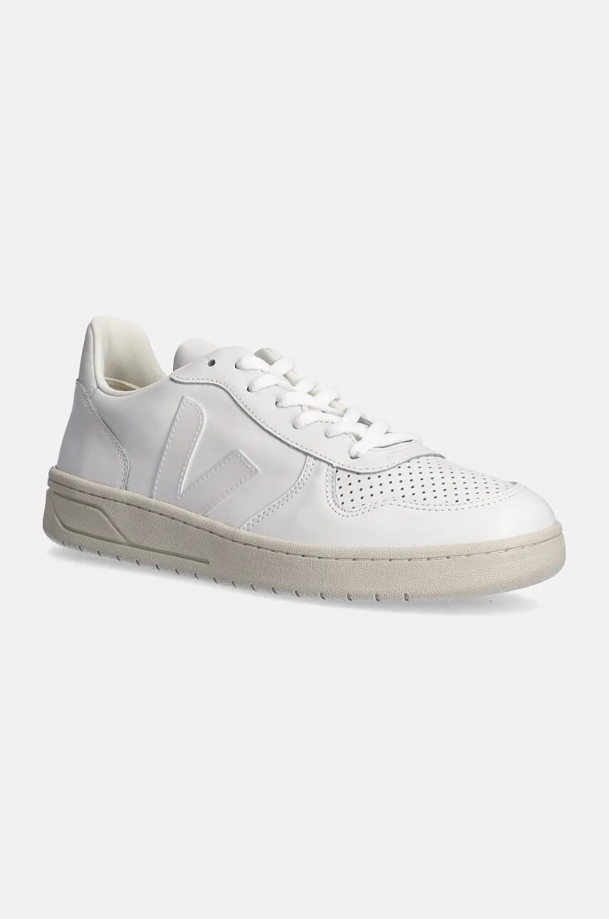 Kožené tenisky Veja V-10 Leather Extra-White