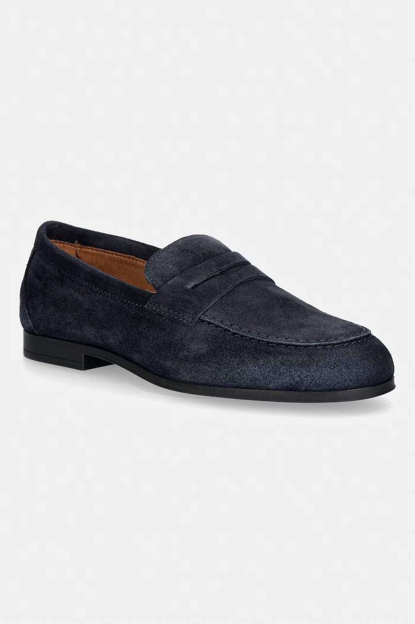 Tommy Hilfiger mokasíny dámske semišové FLEXIBLE SLIM SUEDE LOAFER