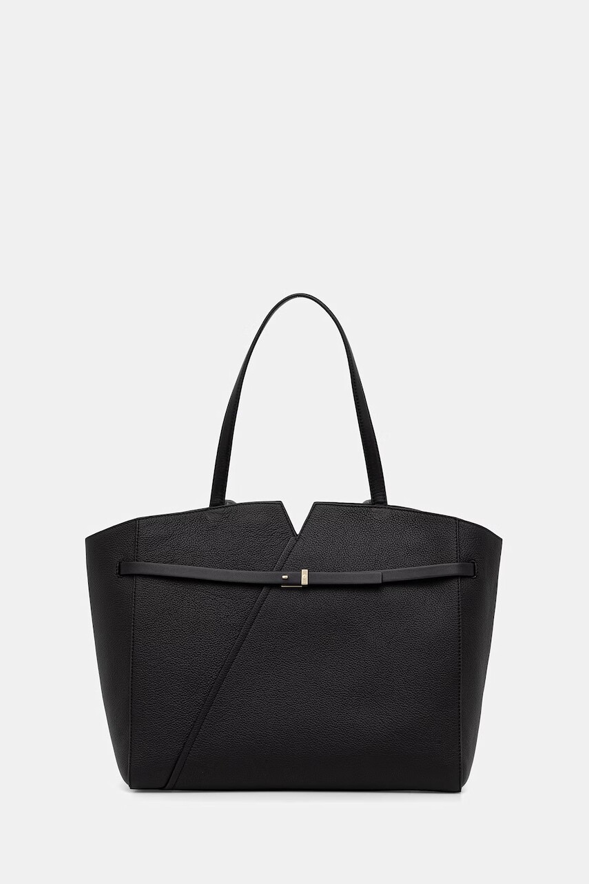 BOSS kabelka typu shopper dámska kožená REVERS TOTE