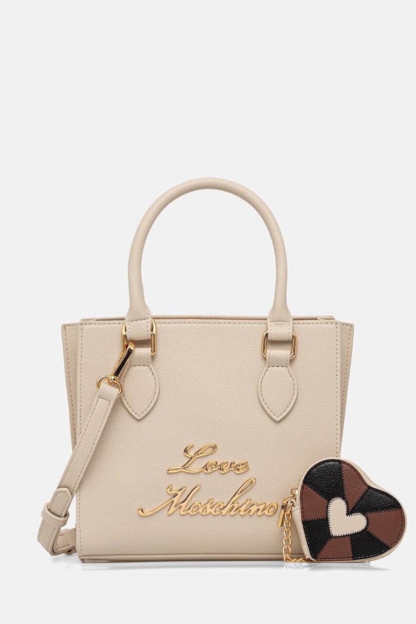 Love Moschino crossbody kabelka dámska kožená