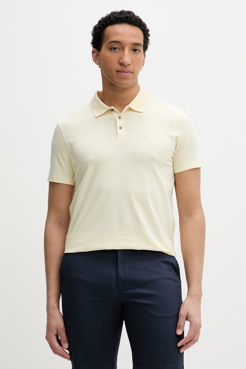 Calvin Klein polo tričko pánske s bavlnou