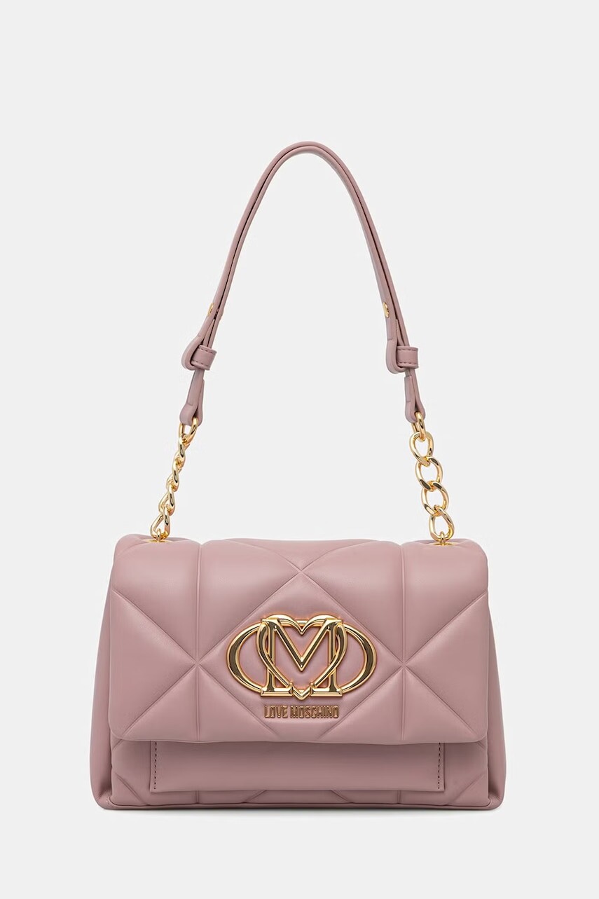 Love Moschino listová kabelka dámska z imitácie kože