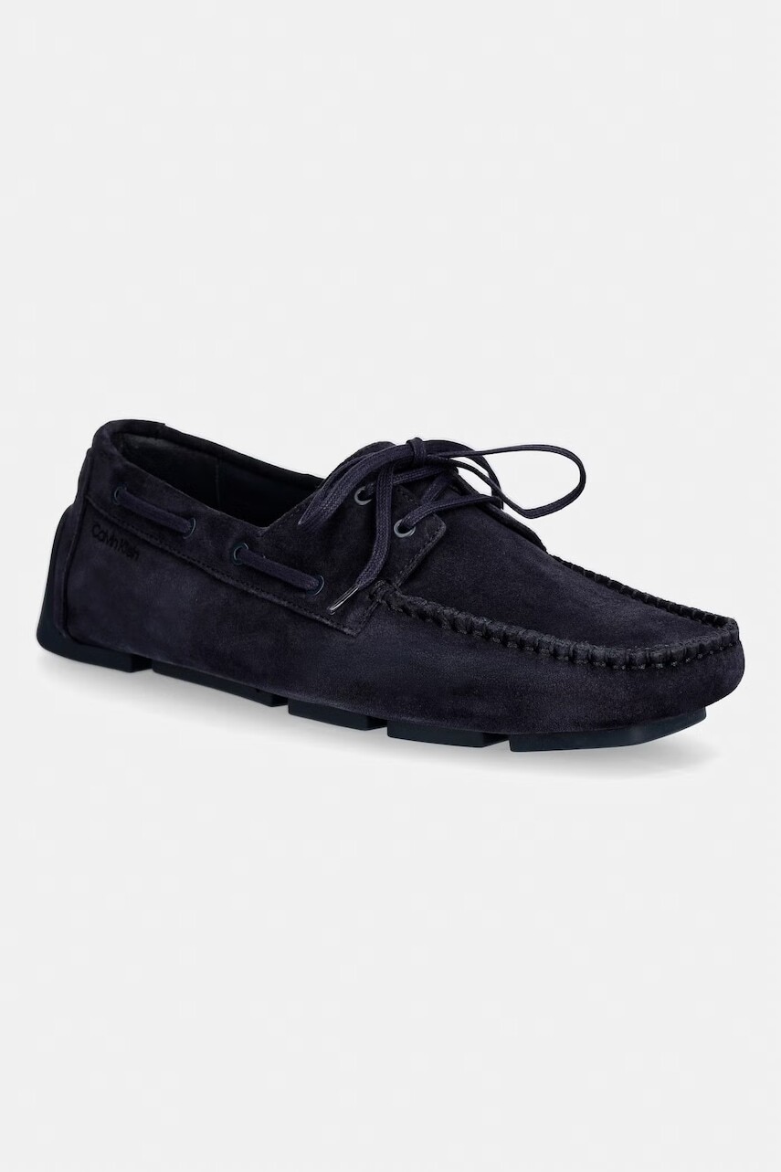 Calvin Klein pánske semišové mokasíny DRIVER BOAT SU