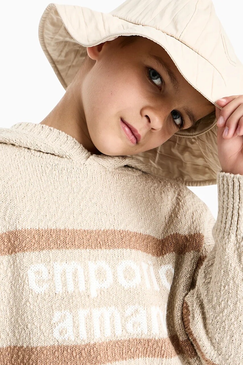 Emporio Armani sveter detský bavlnený