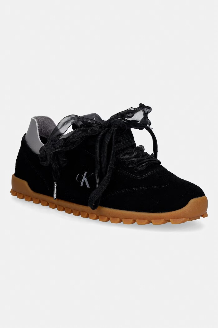Calvin Klein LOW PROFILE RUN MG SUE DB LACES dámske tenisky