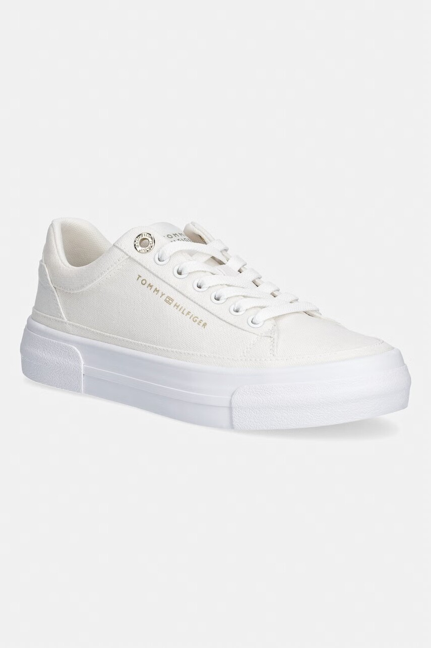 Tommy Hilfiger TH FOXING PLATFORM CANVAS dámske tenisky