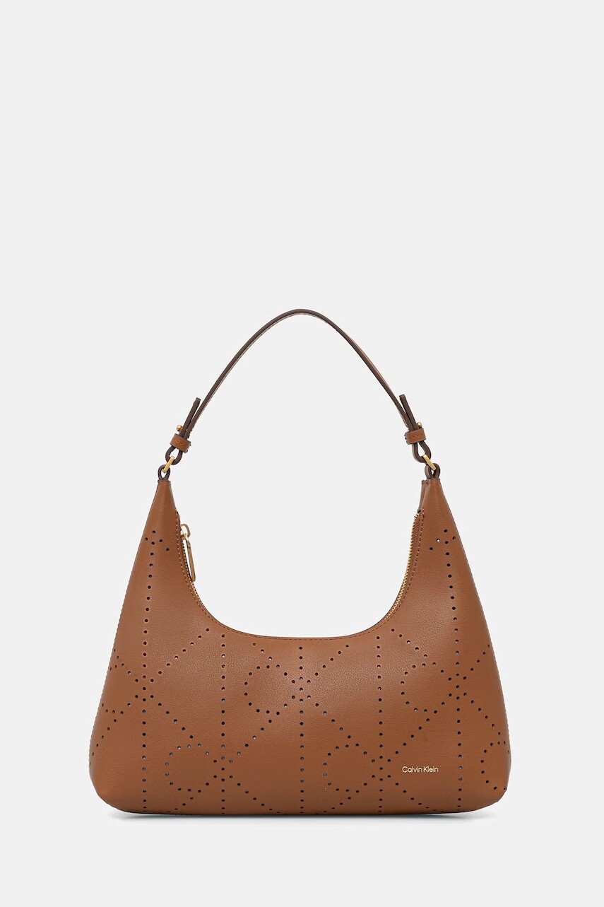 Calvin Klein dámska kožená crossbody kabelka
