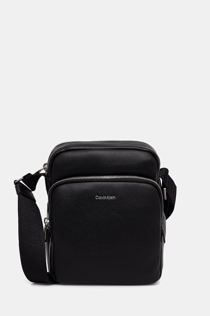 Calvin Klein taška cez rameno pánska z imitácie kože