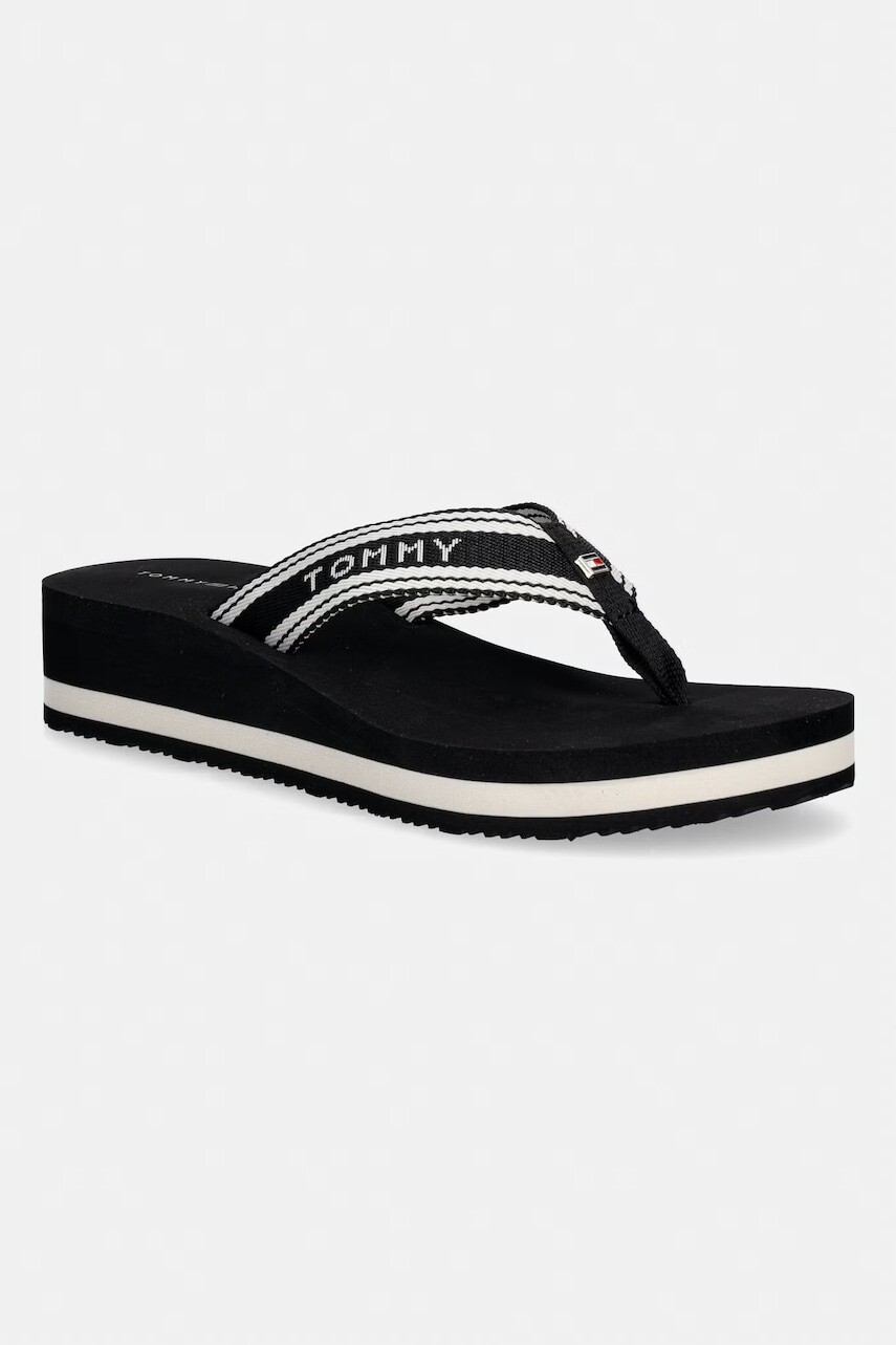 Tommy Hilfiger dámske žabky TH FLAG PRINT SUMMER SANDAL