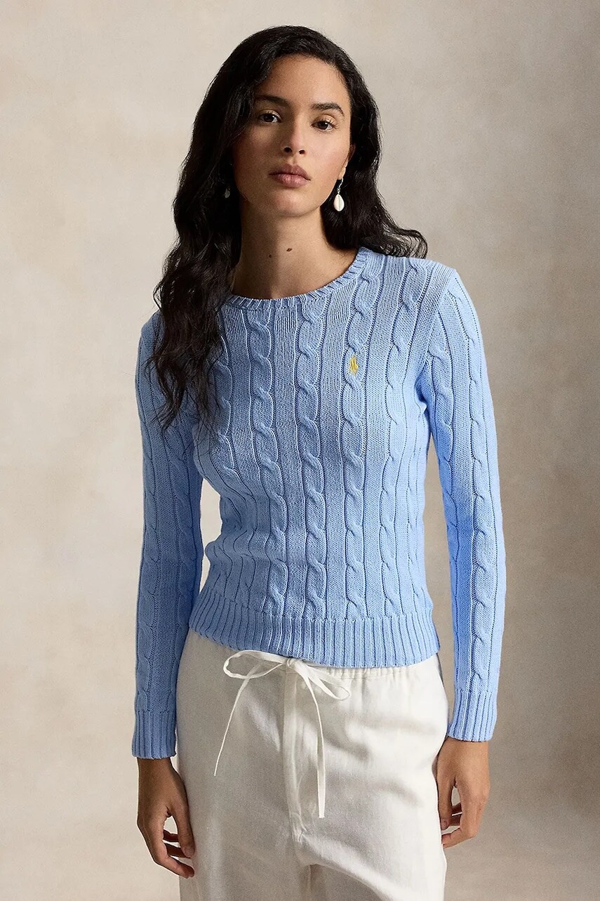 Polo Ralph Lauren sveter dámsky bavlnený PIMA COTTON -LSL-PLO