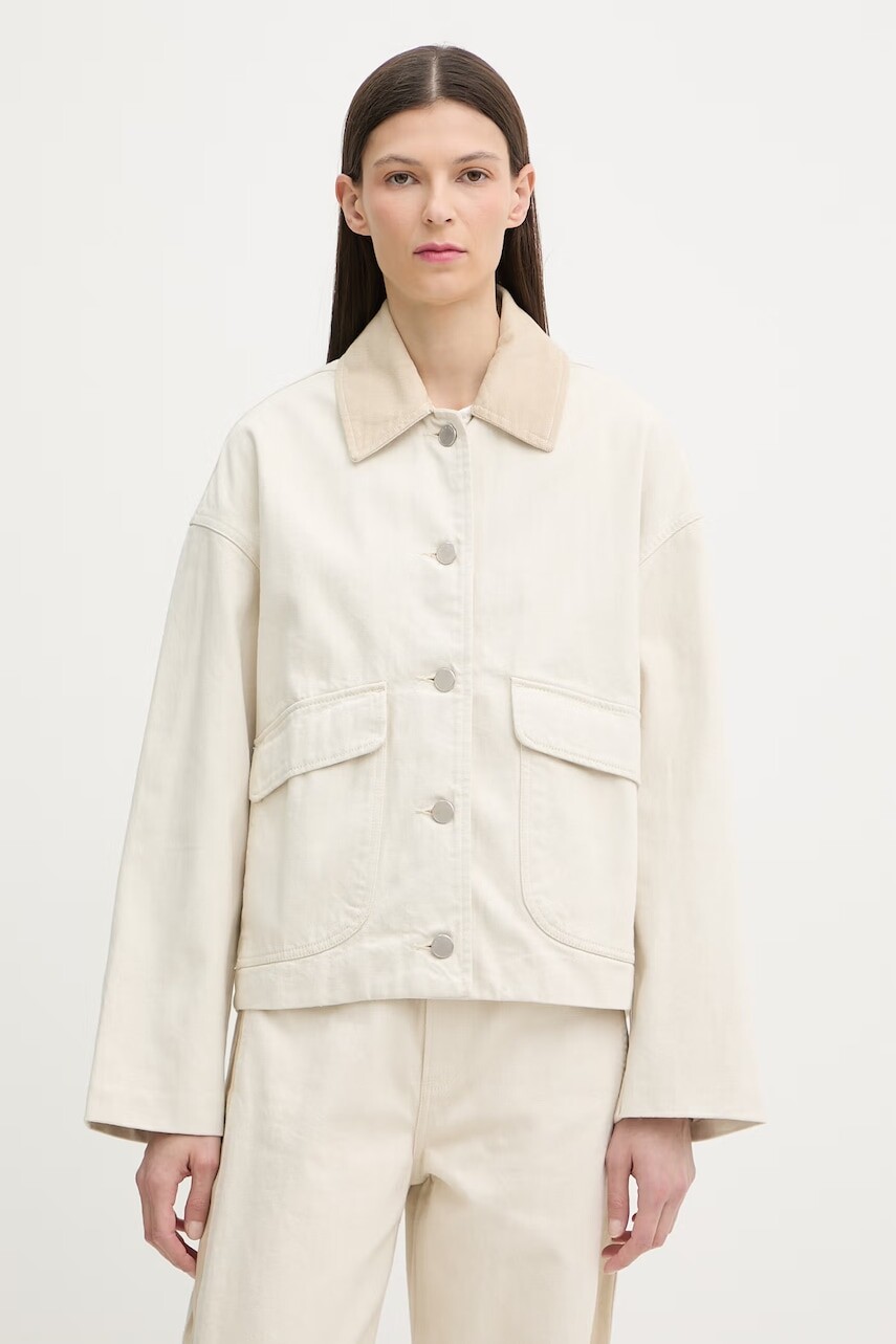 rag & bone krátka bunda dámska bavlnená Natalia
