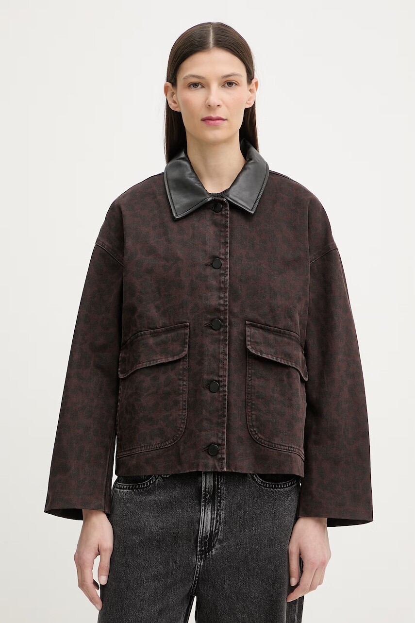 rag & bone džínsová bunda dámska bavlnená Natalia