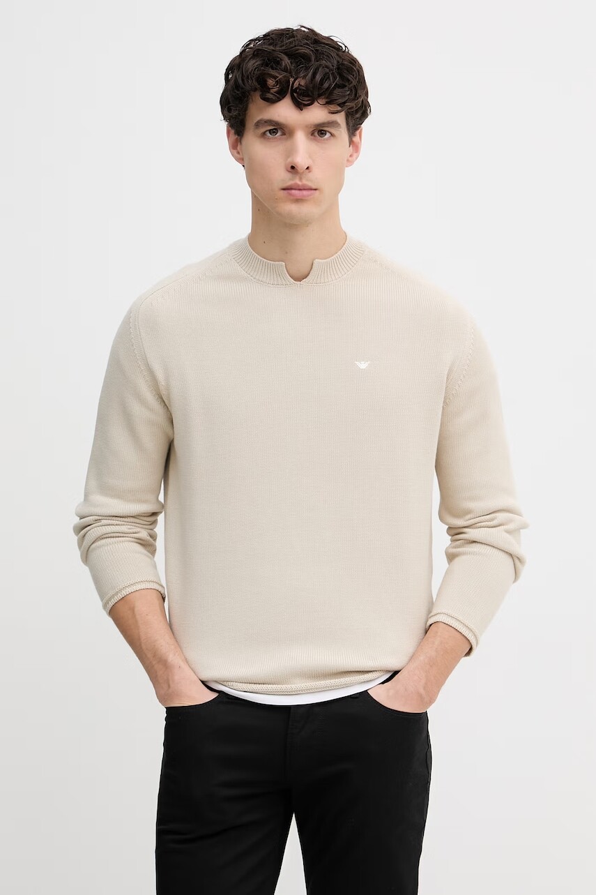 Emporio Armani sveter pánsky bavlnený