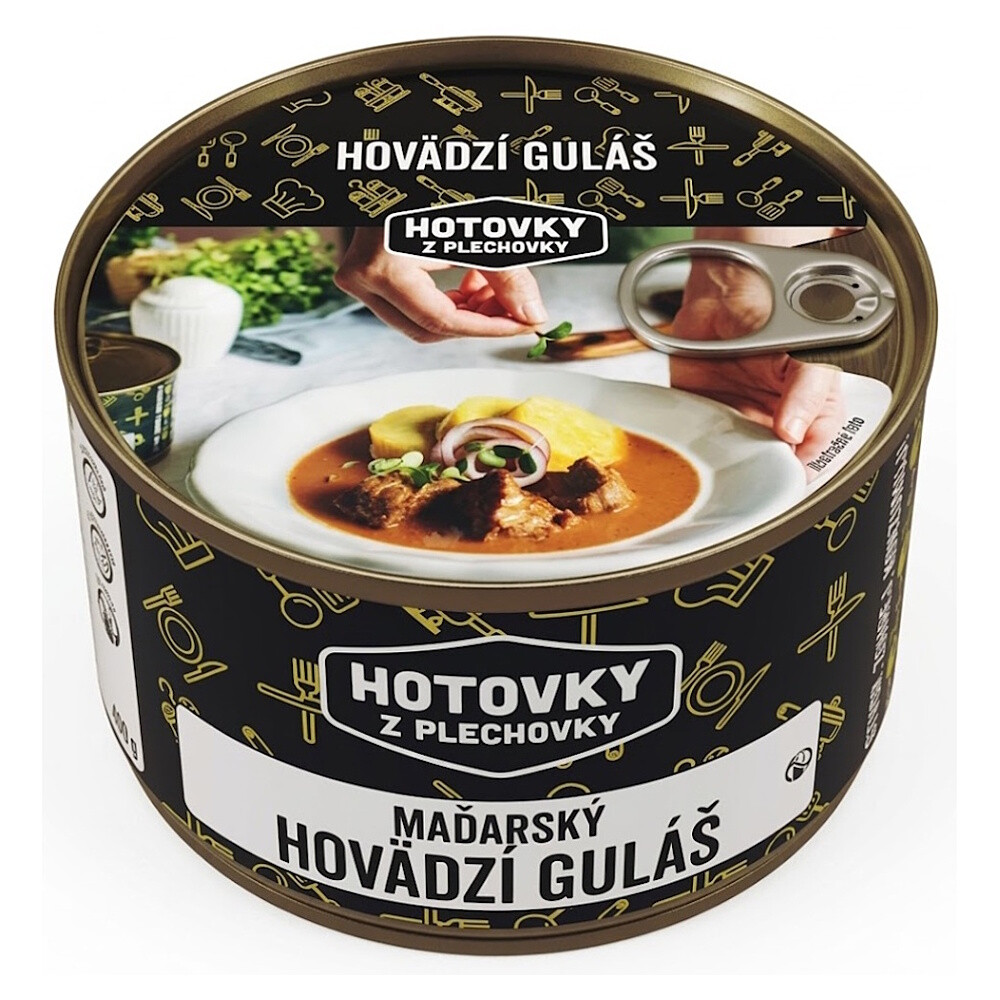HOTOVKY Z PLECHOVKY Maďarský hovädzí guláš 800 ml