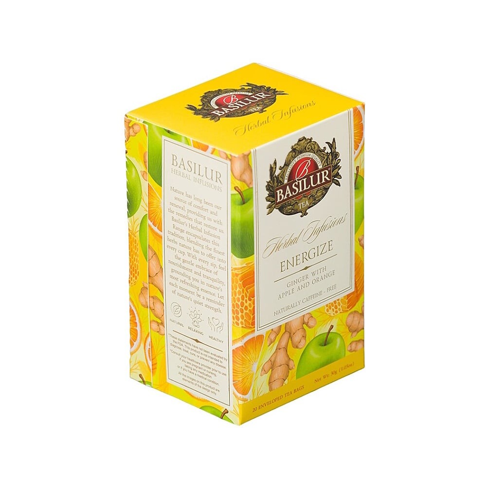 BASILUR Herbal energize čaj 20 sáčkov