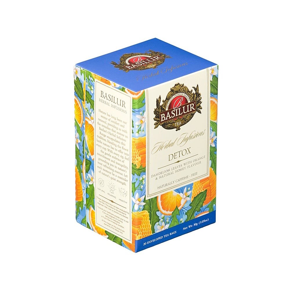 BASILUR Herbal detox čaj 20 sáčkov