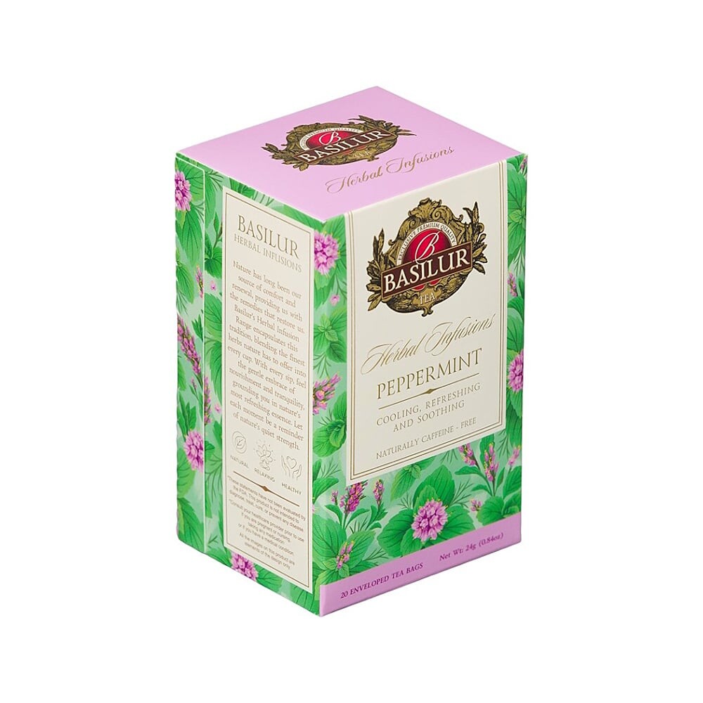 BASILUR Herbal peppermint mätový čaj 20 sáčkov