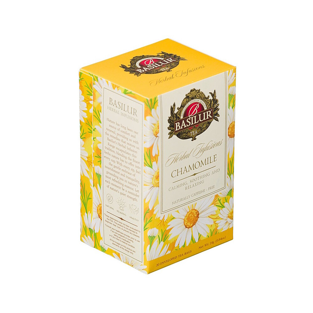 BASILUR Herbal chamomile harmančekový čaj 20 sáčkov