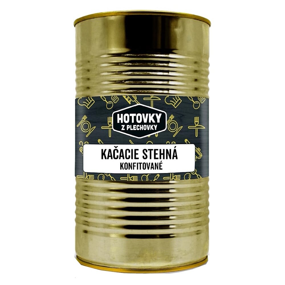 HOTOVKY Z PLECHOVKY Kačacie stehná konfitované 1300 ml