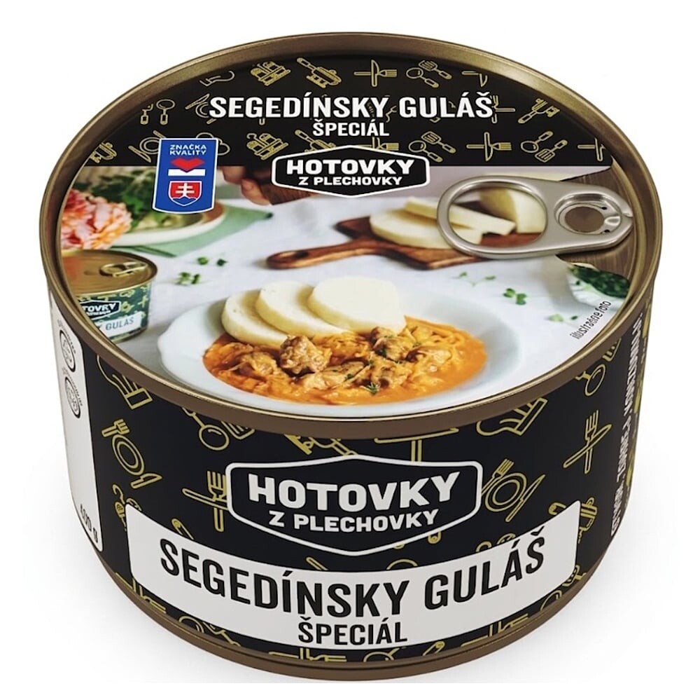 HOTOVKY Z PLECHOVKY Segedínsky guláš špeciál 800 ml