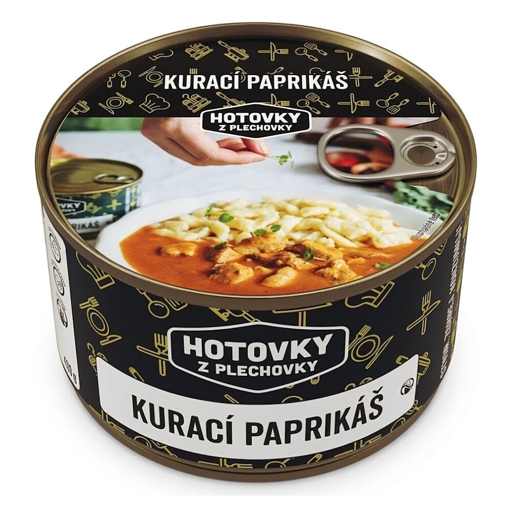 HOTOVKY Z PLECHOVKY Kurací paprikáš 800 ml